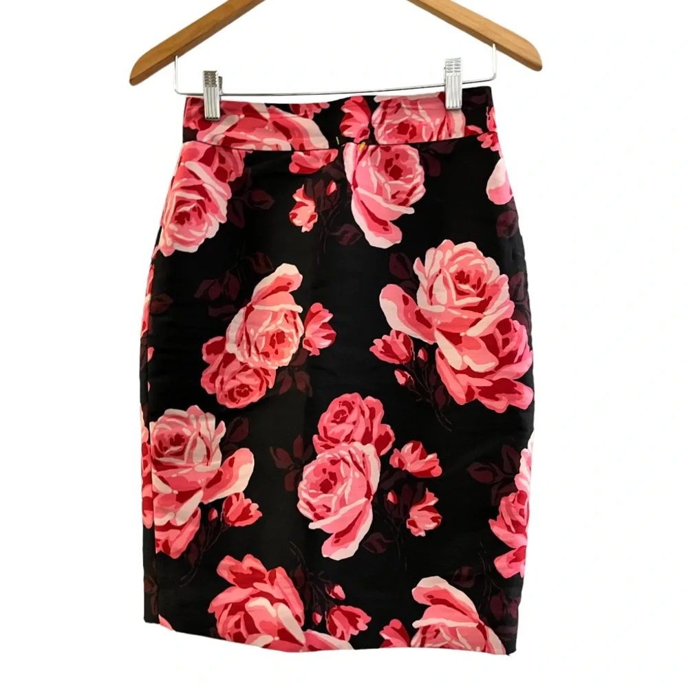 Kate Spade floral pencil skirt size 0 - Picture 3 of 11